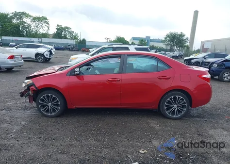 2014 Toyota Corolla S Plus from USA, damaged, VIN 2T1BURHE8EC167320